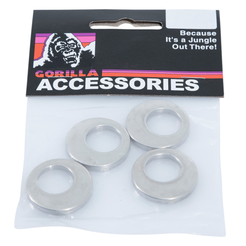 Gorilla Automotive 79913B Cragar Offset Chrome Washers, 5-Pack