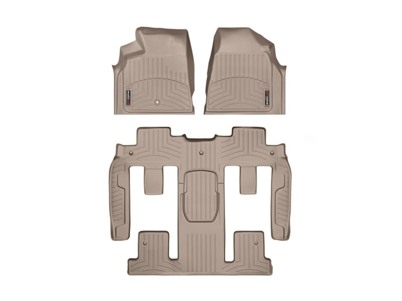 WeatherTech 07-09 Saturn Outlook Front and Rear Floorliners - Tan