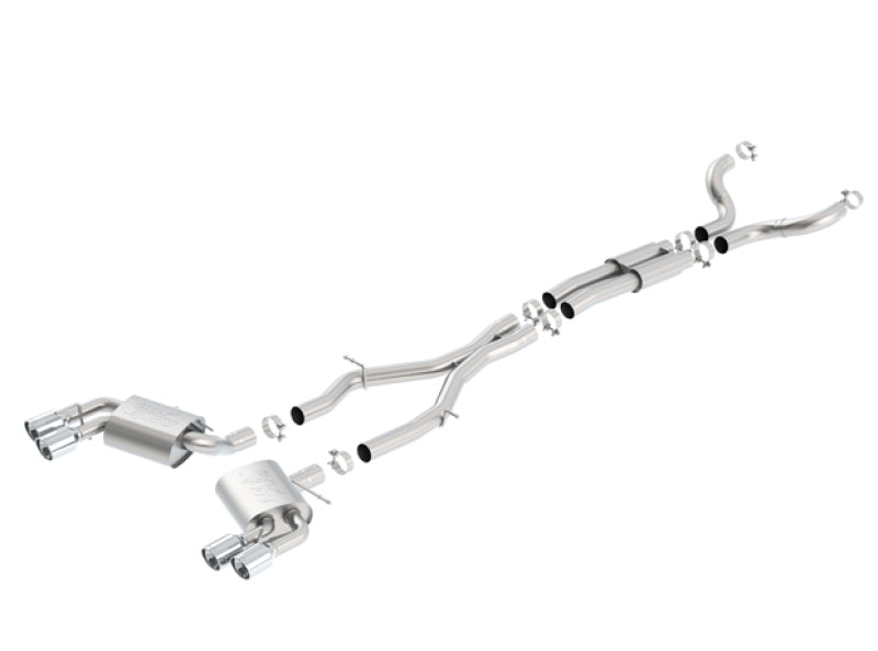 Borla 140688 ATAK Cat-Back Exhaust System for 2016-2024 Chevrolet Camaro SS and 2020-2024 LT1 6.2L V8