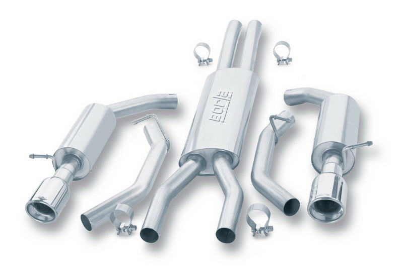Borla Touring Cat-Back Exhaust System 140008 for 2002 Ford Thunderbird 3.9L V8