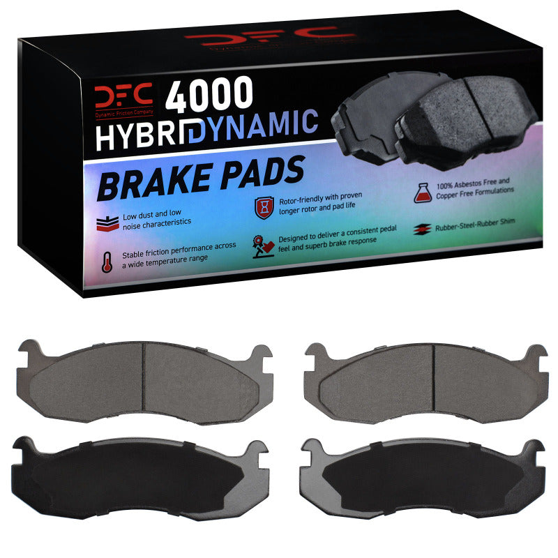 DFC 96-06 Hummer H1 Front HybriDynamic Brake Pads Part Number DFC4000-0788-00