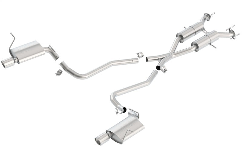 Borla 140406 Touring Cat-Back Exhaust System for 2011-2021 Jeep Grand Cherokee 5.7L V8