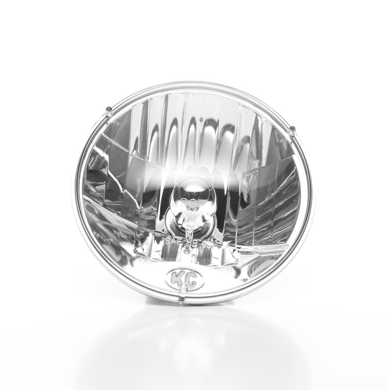 KC HiLiTES KCL42301 7-Inch H4 Halogen Headlights, 55/60W, DOT Approved, Pair