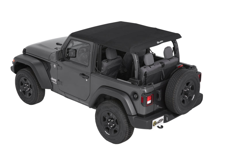 Bestop Trektop Jeep Wrangler JL 2-Door Black Diamond Part Number BES56862-35