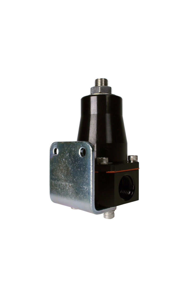 Aeromotive 13136 Adjustable Billet EFI Bypass Fuel Pressure Regulator, Black, Dual -6 Inlets and -6 Return