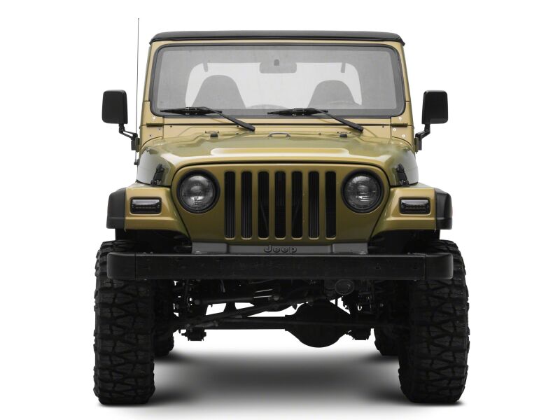 Raxiom 97-06 Jeep Wrangler TJ Axial Series Smoked LED Sequential Cornering Lights