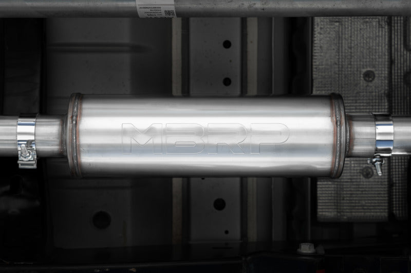 MBRP S5015BLK Armor BLK 3-Inch Cat-Back Exhaust System for 2023+ Chevrolet Colorado and GMC Canyon