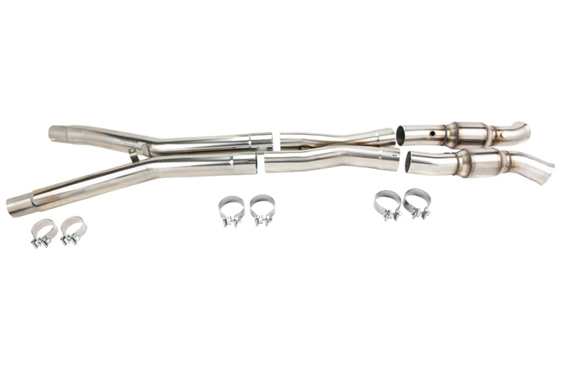 Kooks 05-08 Chevrolet Corvette Header and Green Catted Connection Kit-3in x 3in x 2-1/2in X-Pipe