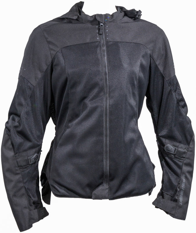 Speed and Strength Starstruck Mesh Jacket Black Womens - Large