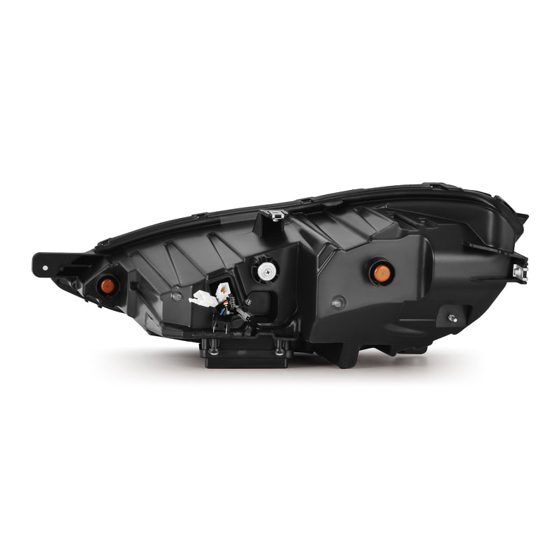 AlphaRex NOVA LED Projector Headlights for 2012–2016 Tesla Model S, Alpha-Black with Active Light and Sequential Signal
