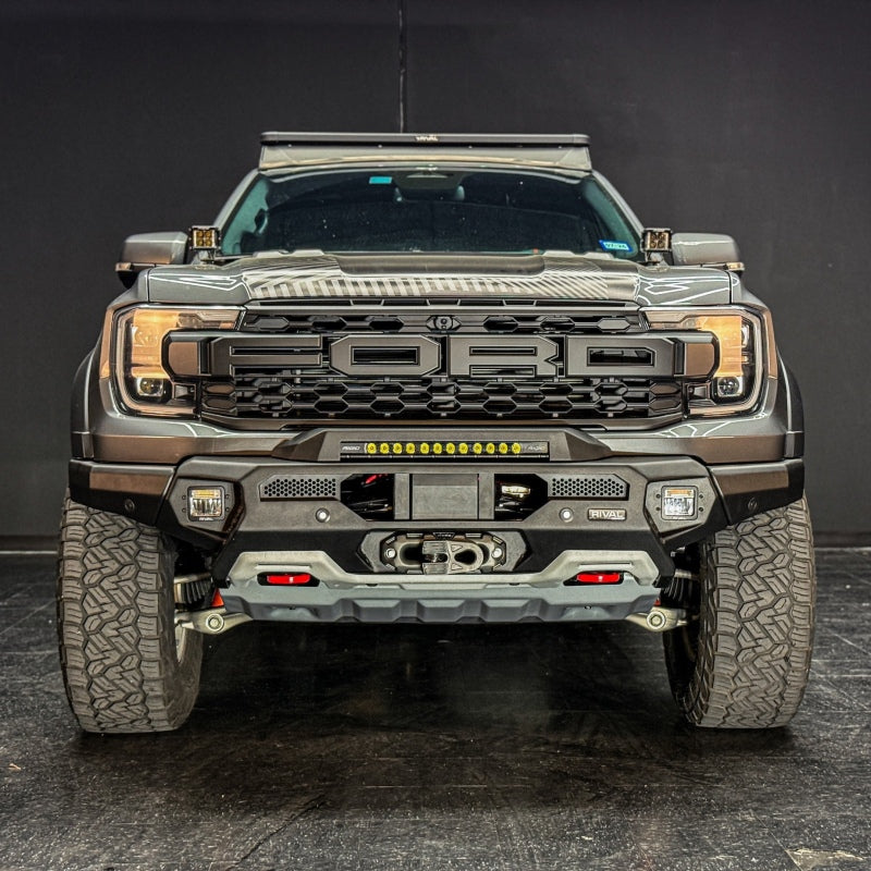 Rival 4x4 RLL2D.1813.1.US Ford Ranger Raptor Front Aluminum Bumper with Winch Mount and Recovery Points
