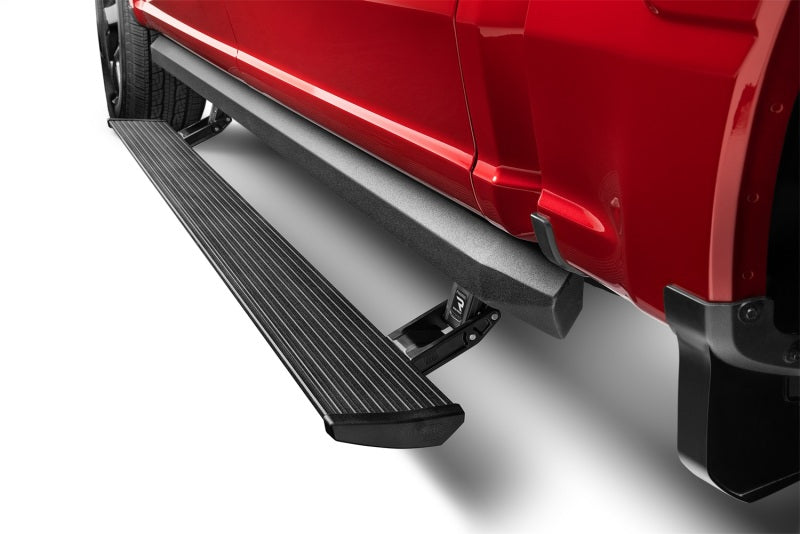 AMP Research PowerStep XL Electric Running Boards, Part Number 77148-01A, for 2013–2017 Ram 2500/3500 Mega Cab