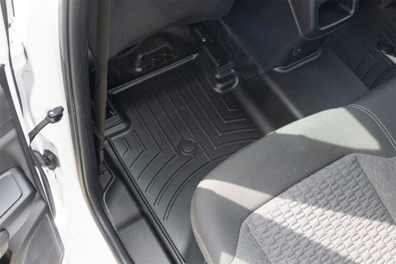 WeatherTech FloorLiner DigitalFit Rear for 2024-2025 Ford Ranger, Black – Part Number WET4418922V