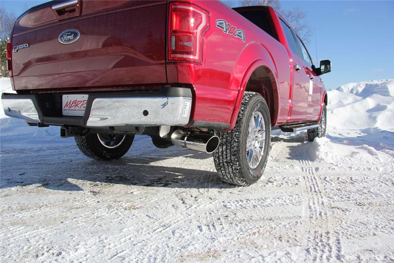 MBRP S5259409 Armor Plus Cat-Back Exhaust System for 2015-2016 Ford F-150 2.7L and 3.5L EcoBoost