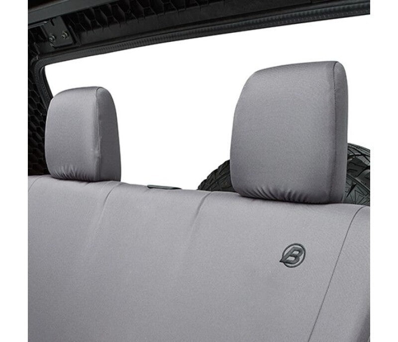 Bestop 07-18 Jeep Wrangler JK 2-Door Rear Seat Covers in Charcoal