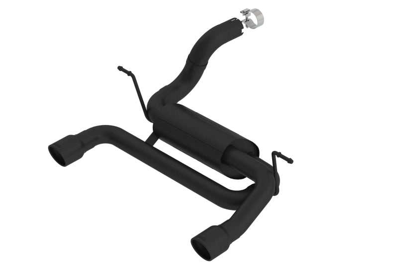 Borla ATAK Axle-Back Exhaust System, Part Number 11964CB, for 2018–2026 Jeep Wrangler JL/JLU 2.0L Turbo