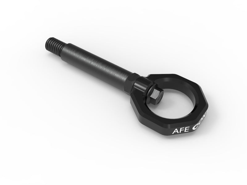 aFe Control 450-502002-B Rear Tow Hook, Black, for BMW F-Chassis 2/3/4/M