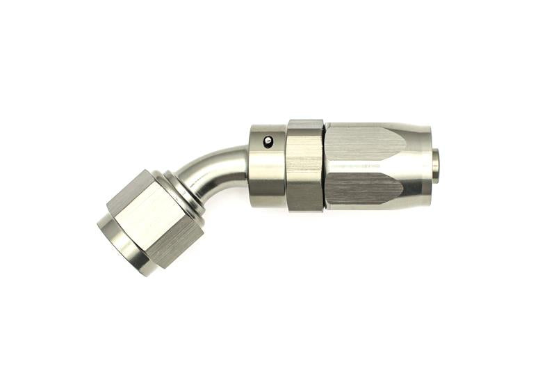 DeatschWerks DWK6-02-0802 6AN Female Swivel 45-Degree CPE Hose End