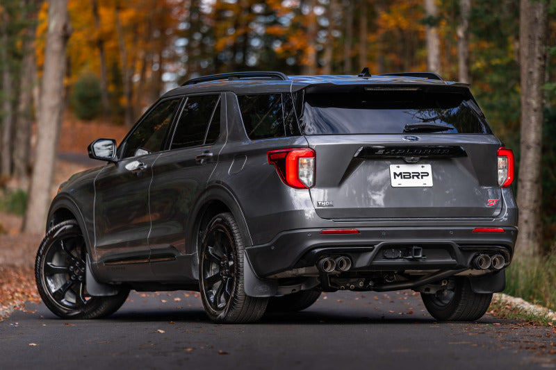 MBRP S52033CF Armor Pro Axle-Back Exhaust System for 2020-2021 Ford Explorer ST and Lincoln Aviator