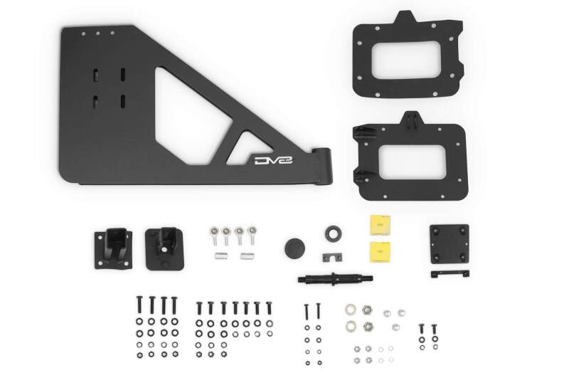 DV8 Offroad DVE-TCJK-13 Spare Tire Carrier for 2007-2018 Jeep Wrangler JK/JKU MTO Rear Bumper