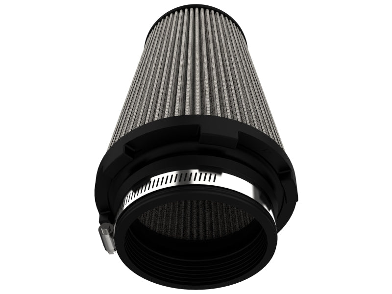 aFe MagnumFLOW Pro DRY S Universal Air Filter, 4-Inch Flange, 6-Inch Base, 4-Inch Inverted Top, 8-Inch Height - 21-91155