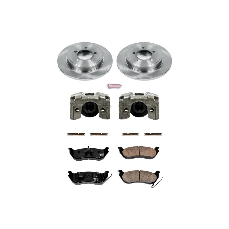Power Stop 06-10 Ford Explorer Autospecialty Kit w/ Calipers - Rear