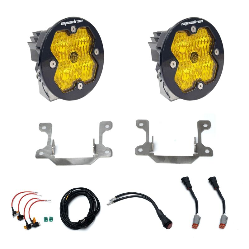 Baja Designs Squadron-R Sport 2.0 Fog Light Kit for Ford Fiesta ST & Focus ST (2013-2017) – Baja Amber