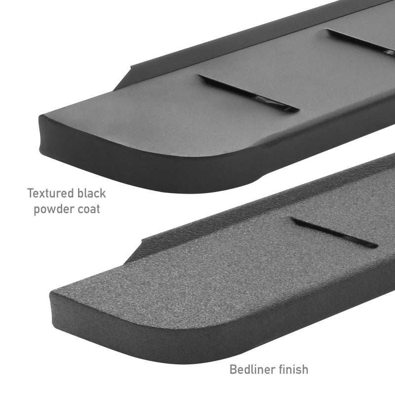 Go Rhino RB10 Running Boards - Bedliner - Complete Kit