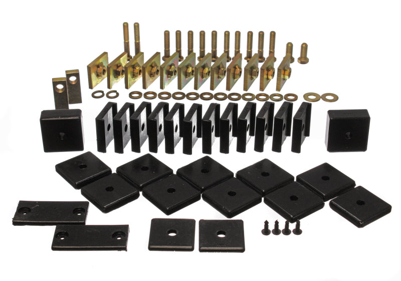 Energy Suspension eng8.4104G Toy Land Cruiser Body Mount Set - Black