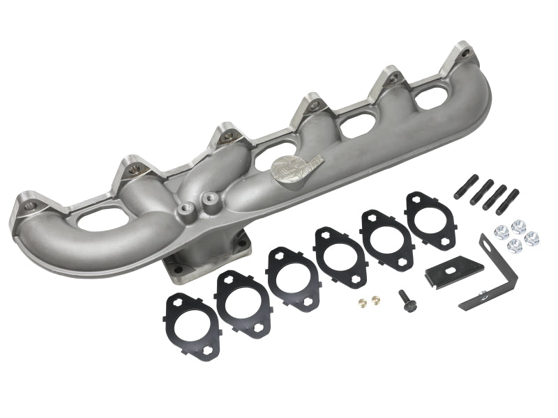aFe Bladerunner 409 Stainless Steel Exhaust Manifold, Part Number 46-40011, for 2003-2007 Dodge Ram 5.9L Cummins