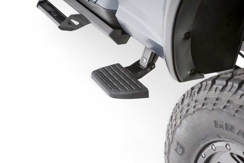 AMP Research BedStep2 Retractable Bed Side Step for 2019-2022 Ram 3500 Dually 8-Foot Bed - Part Number 75419-01A
