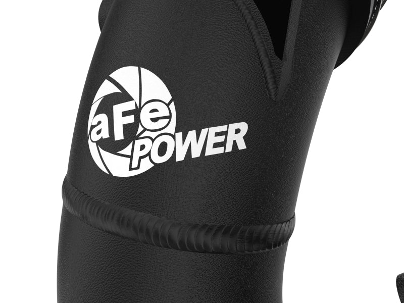 aFe BladeRunner 2.5-Inch Aluminum Hot Charge Pipe, Black, Part Number 46-20568-B, for 2022–2026 Toyota Tundra 3.4L V6 Twin-Turbo