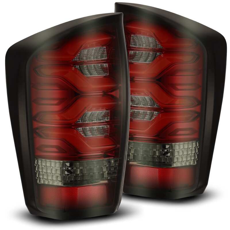 AlphaRex PRO-Series LED Tail Lights Red Smoke for 2016-2020 Toyota Tacoma