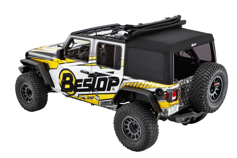 Bestop Supertop Ultra for Jeep Wrangler JL 4-Door (2018-2026) – Premium Black Twill Soft Top