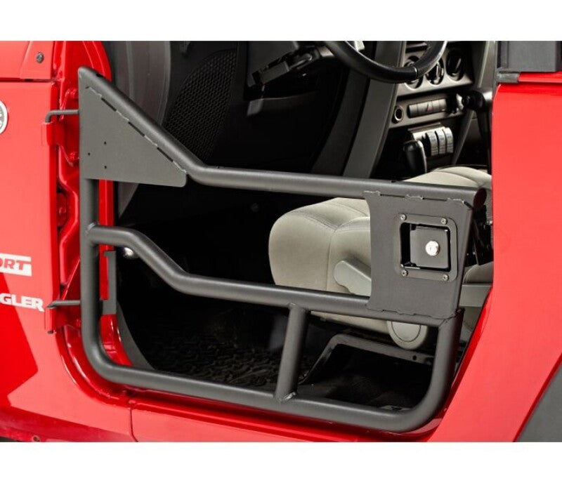 Bestop 07-18 Jeep Wrangler JK Element Doors Front Doors in Matte Black