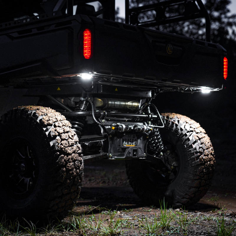 KC HiLiTES Cyclone V2 2in. LED Accessory Light 5w Flood Beam (Single) - Clear Lens