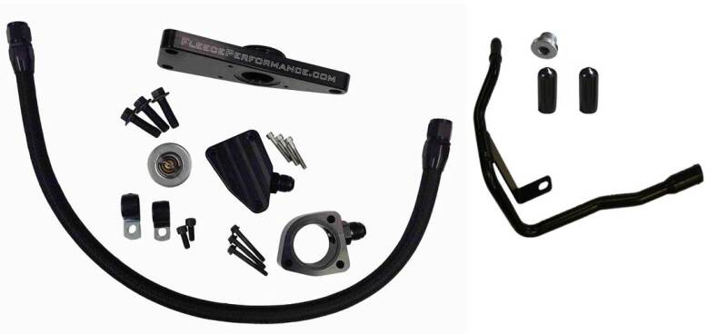 Fleece Performance fpeFPE-CLNTBYPS-CUMMINS-0607 04.5-07 Dodge 5.9L Cummins Coolant Bypass Kit - 06-07 Automatic Transmission