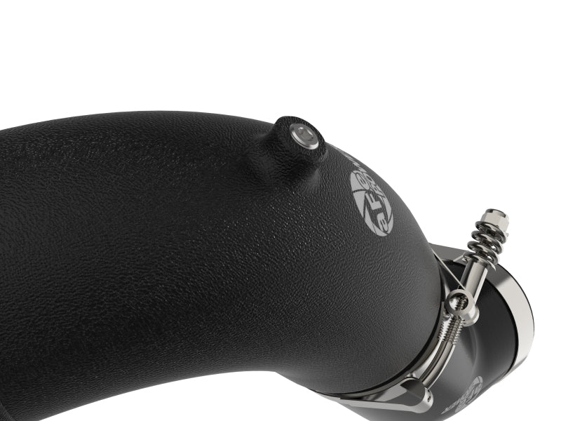 aFe BladeRunner Black Aluminum Cold-Side Charge Pipe for 2025-2026 Ram 2500 and 3500 6.7L Diesel, Part Number 46-20819-B