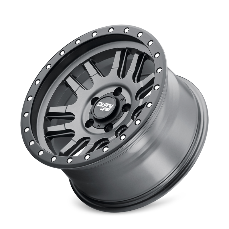 Dirty Life Canyon Pro 9309 17x9 Satin Graphite Wheel, 5x127 Bolt Pattern, -12mm Offset