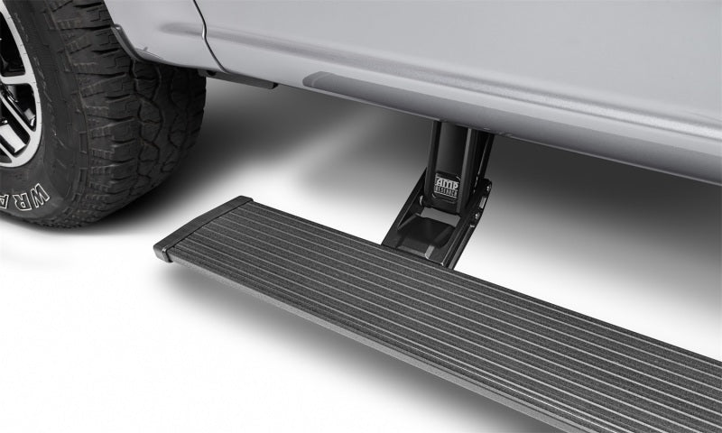 AMP Research 2022 Ford F-250/350/450 All Cabs PowerStep Plug N Play - Black (Incl OEM Illumination)