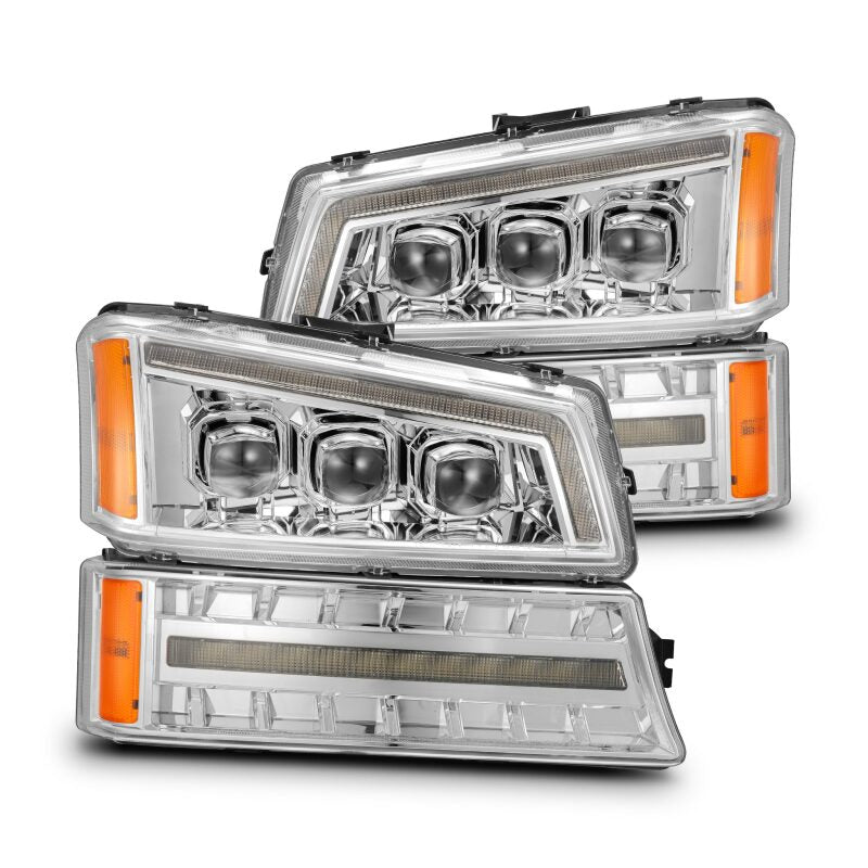 AlphaRex ARX880255 NOVA-Series Projector Headlights for 2003-2006 Chevy Silverado and Avalanche