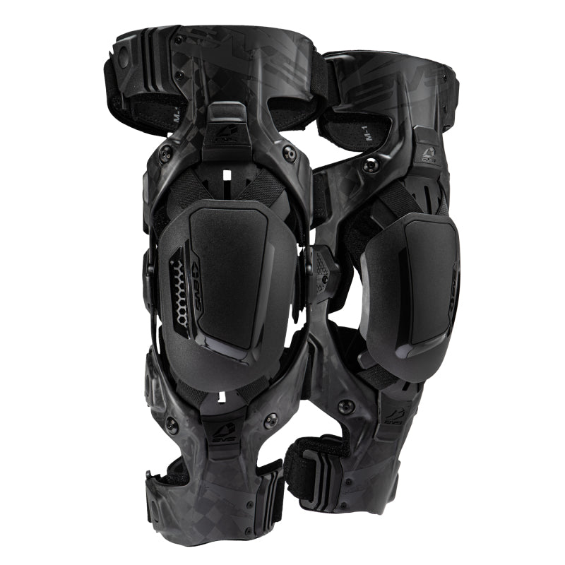 EVS Web Eclipse Knee Brace Black Pair - Large | Part Number evsWEBECL-BK-LP