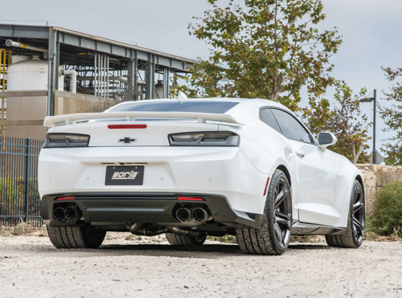 Borla 140726CFBA S-Type Cat-Back Exhaust with NPP Valves for 2017-2023 Chevrolet Camaro ZL1