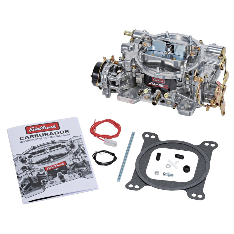 Edelbrock ede1913 AVS2 800 CFM 4-Barrel Electric Choke Carburetor, Satin Finish
