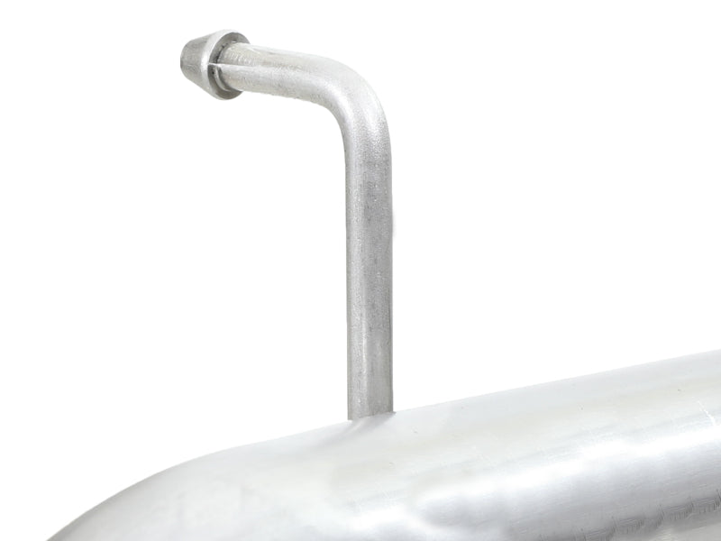 aFe Rebel Series Axle-Back Exhaust System, 2.5-Inch 409 Stainless Steel, Polished Tips, Jeep Wrangler JK 2007-2018, Part 49-48086-P