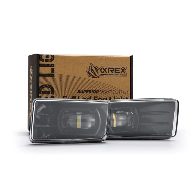 AlphaRex ARX210008 DoubleTap Dual-Color LED Projector Fog Lights for 2007-2013 Chevrolet Silverado and 2004-2017 Tahoe
