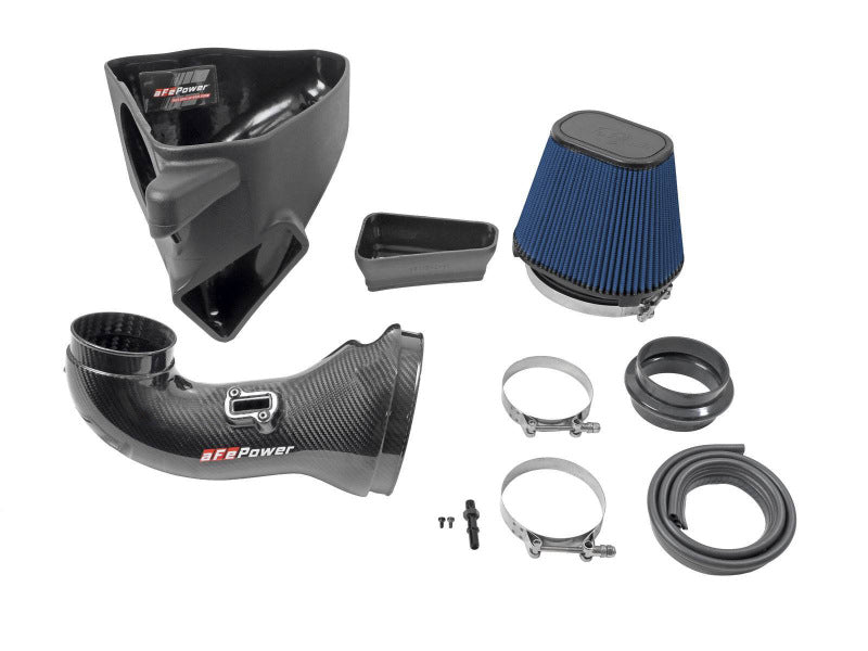 aFe Track Series Carbon Fiber Intake System with Pro 5R Filter for 2017-2024 Chevrolet Camaro ZL1 6.2L V8 | 57-10018R