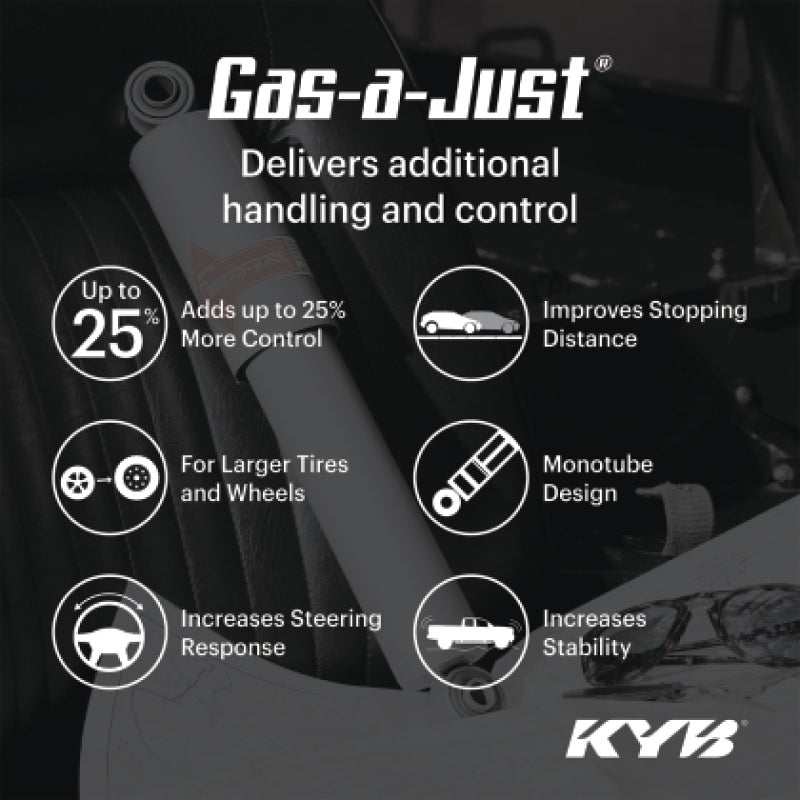 KYB Gas-a-Just Front Right Monotube Strut for 2004 Subaru Impreza WRX STI