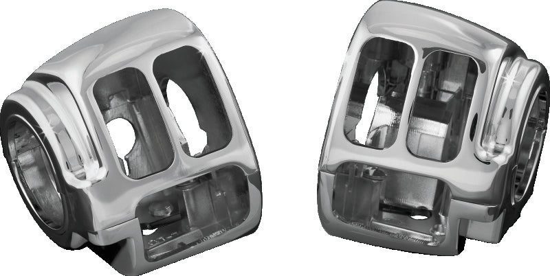 Kuryakyn 1747 Chrome Switch Housings for Harley-Davidson