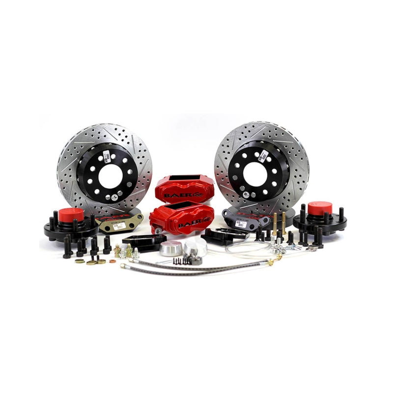 Baer Brakes 64-72 GM A-Body and 67-69 F-Body SS4+ Front Brake Kit - Red